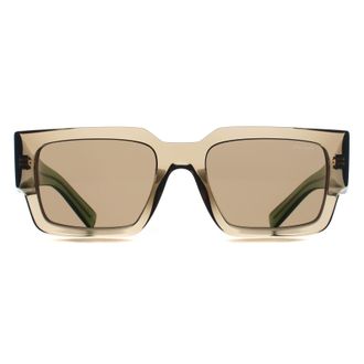 Prada Rectangle Mens Terra Light Brown PRB17S - One Size