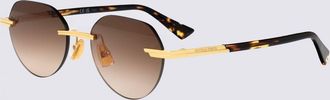 Bottega Veneta Occhiali da sole Glaze Bottega Veneta in metallo ed acetato