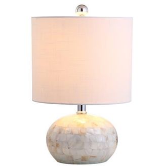 Jonathan Y Designs Wilson Seashell LED Table Lamp in White at Nordstrom