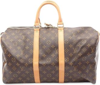 Louis Vuitton 2004 Monogram Keepall 45 travel bag - Brown