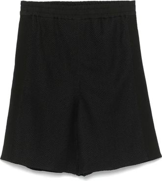 Jil Sander Shorts con design intrecciato - Nero