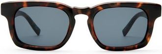 Le Specs Iceman 52mm Square Sunglasses in Tokyo Tort/smoke Mono at Nordstrom