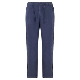 Roy Rogers Heren, Broeken, Blauw, Maat: XL Linnen