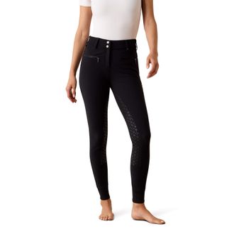 Ariat Womens Tri Factor Allure Full Seat Riding Breech in Black, Size 32, by Ariat