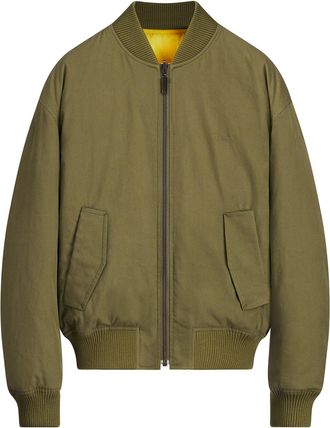 Dior REVERSIBLE PADDED BOMBER JACKET WITH BOOK COVER IN COTTON BLEND - Christian Dior - Man