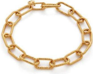 Monica Vinader Alta Texture Chunky Chain Bracelet in Yellow Gold at Nordstrom Rack, Size Large