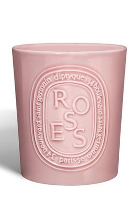 Diptyque Roses Large Scented Candle in Pink Vessel at Nordstrom, Size 21.1 Oz