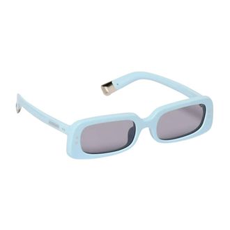 Jacquemus Sunglasses, female, Blue, Size: ONE SIZE Rectangular Frame Sunglasses
