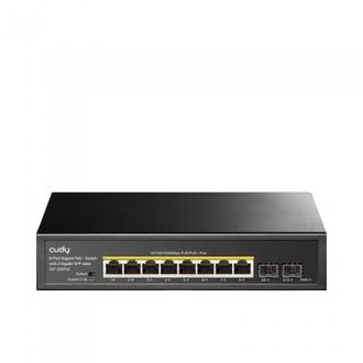 OEM Conmutador Cudy Gs1008ps2 De 8 Puertos Gigabit Poe+ De 120 W Y 2 Puertos Sfp
