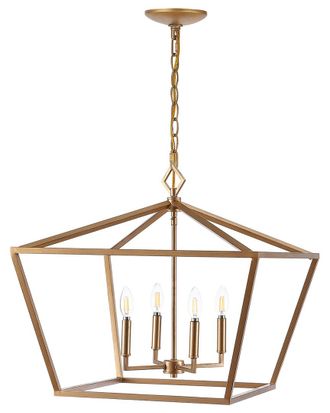 Jonathan Y Designs Jonathan Y Designs Gatsby 23In 4-Light Adjustable Iron Rustic Glam Led Pendant