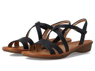 Naturalizer SOUL Naturalizer Shenna Womens Wedge Shoes Black Faux Leather : 8.5 W (C), Synthetic