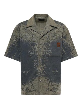Amiri paisley pocket shirt - Grijs