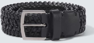 Dolce & Gabbana Braided leather belt