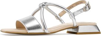 Paul Green Dream Sandals Womens Sandals Alu Metallic : AT 4 (US Womens 6.5) M, Leather