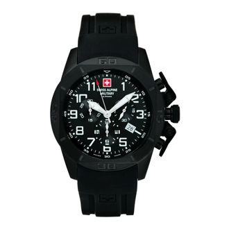 Swiss Alpine Military 7063.9877 Horloge - Heren - Accessoires - Zwart - Maat: ONE Size