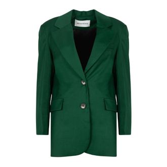Silvian Heach Recht gesneden blazer met enkele knopen - Dames - Jassen - Groen - Maat: 2XS