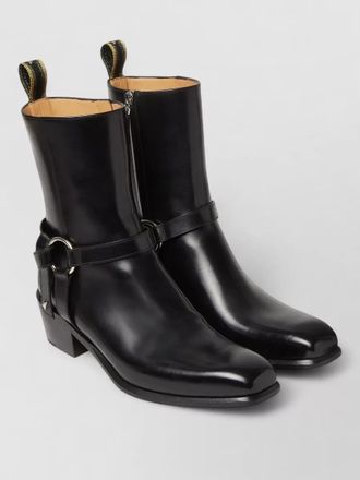 Fendi leather ankle boots