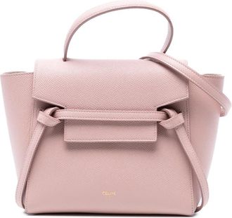 Celine Pre-owned Celine Nano Grained Calfskin Belt Bag Ladies S-MP-0210