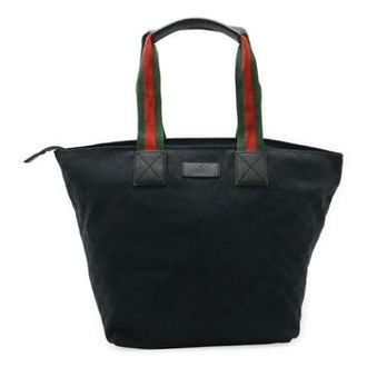 Gucci Pre-owned Tote Bags, female, Blue, Size: ONE SIZE Pre-owned Canvas gucci-bags