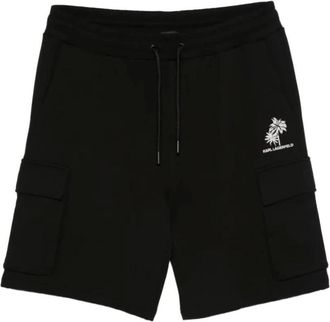 Karl Lagerfeld Hombre, Pantalones cortos, Negro, Talla: S