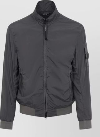 C.P. Company nycra jacket ribbed cuffs hem lens pocket