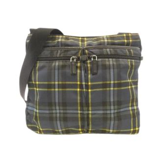 Prada Pre-owned Cross Body Bags, female, Blue, Size: ONE SIZE Pre-owned Tessuto Scozzes Shoulder Bag