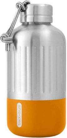 black+blum Premium Trinkflasche Explorer aus Edelstahl, 650 ml - Orange