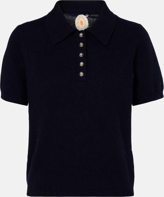 Jardin Des Orangers Cotton and cashmere polo shirt