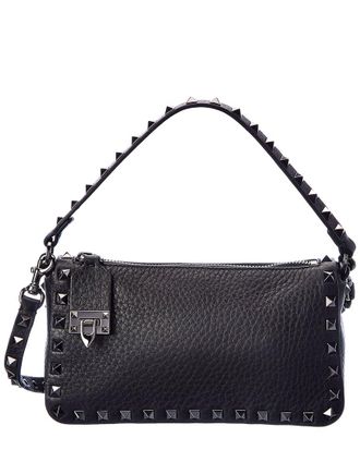 Valentino Dnu Inv Valentino Rockstud Small Grainy Leather Crossbody