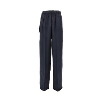 Prada Washed silk relaxed pants Woman 40