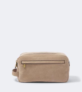 Brunello Cucinelli Leather toiletry bag