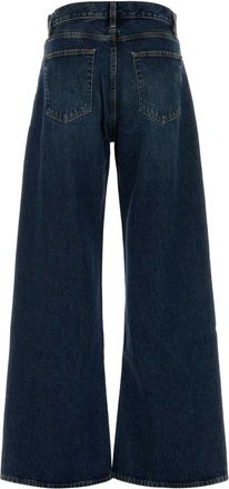 Frame Denim Womens The Loose Jeans Blue Recycled Cotton