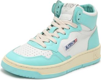 Autry Medalist Mid - Dames - Sneakers - Blauw - 37 EU - Katoen - Schoenen