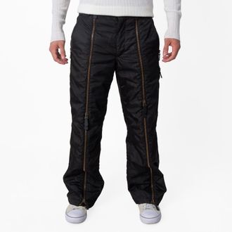 Burberry Paisley Nylon Zip Cargo Trousers, Brand Size 52 ( Waist Size 35.8 )