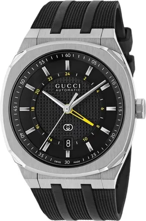 Gucci Gucci 25H Black Dial Mens Watch YA163353