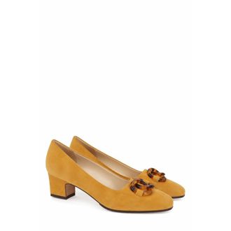 Ferragamo Scarpe Germaine Limited Edition Suede Archive 1968 - - Shoes - Donna - Beige - 36 1/2 EU