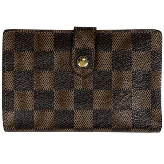 Louis Vuitton Damier Brown Damier Canvas Wallet (Bi-Fold) (Pre-Owned)