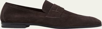 Tom Ford Mens Sean Suede Penny Loafers