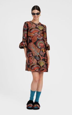 La DoubleJ 24/7 Dress Jacquard Sicomore Black at Nordstrom, Size X-Small