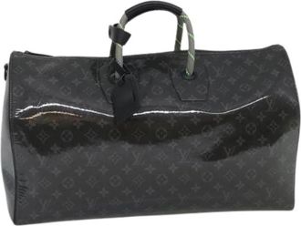 Louis Vuitton Pre-owned Canvas Weekendtas - Dames - Vintage Weekendtas - Zwart - ONE Size - Vintage