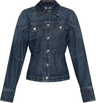 Sportmax Denim Jas Filato - Dames - Spijkerjassen - Blauw - XS - Denim - Jassen