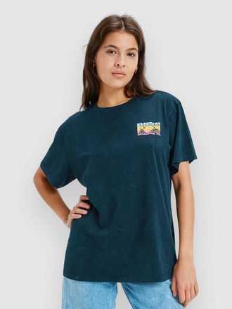Roxy Sunnyoversize Optic Wash T-Shirt grau
