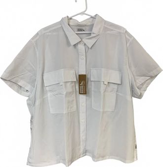 Eddie Bauer Womens Guide 3.0 Button Up Shirt - Plus In White