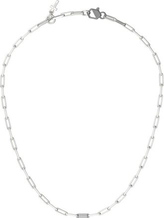 John Richmond Ketting met langwerpige schakels - Dames - Kettingen - Grijs - ONE Size - Accessoires