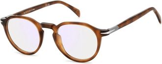 Eyewear by David Beckham DB 1180 Wr 9(2Y) Optical Frame - Heren - Brillen - Bruin - 48 MM - Accessoires