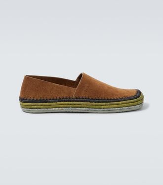 Loewe Paulas Ibiza Rio suede espadrilles