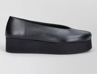 Comme Des Gar&ccedil;ons ballerina shoes low profile round toe platform