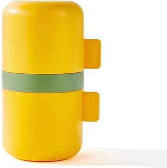 No Brand Molinillo De Caf&eacute; Manual Port&aacute;til - Molienda Ajustable - Amarillo - Para Camping/actividades Al Aire Libre