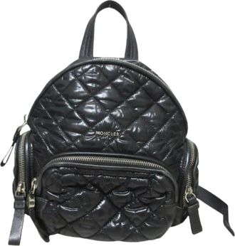 Moncler Pre-owned Backpacks, female, Black, Size: ONE SIZE Pre-owned Florine Zaino mini backpack