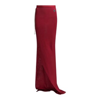 Moncler Maxi Skirts, female, Red, Size: S Adjustable Skirt